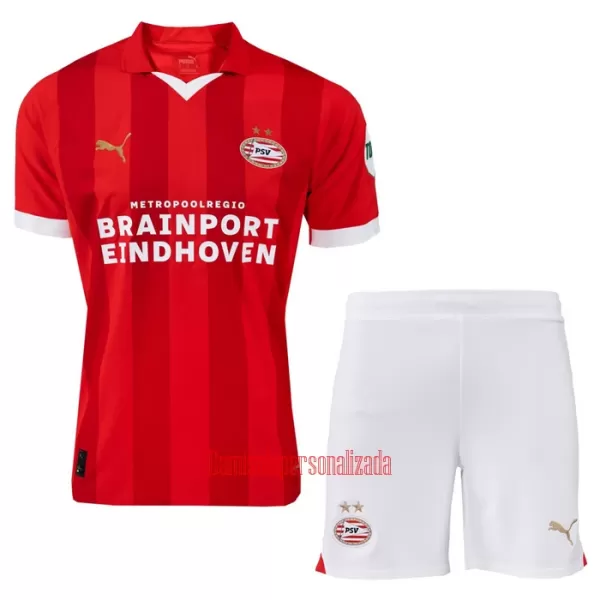 Camisolas PSV Eindhoven Criança Equipamento Principal 23/24