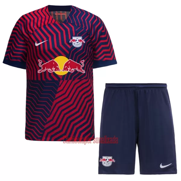 Camisolas RB Leipzig Criança Equipamento Alternativo 23/24