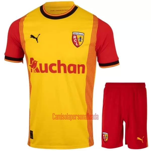 Camisolas RC LENS Criança Equipamento Principal 23/24