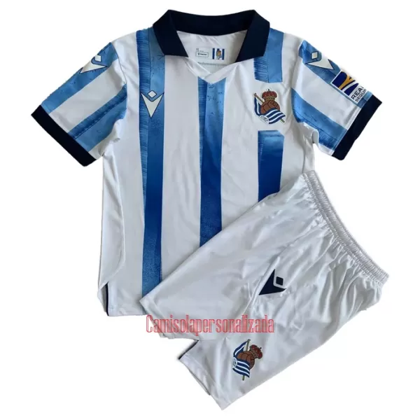 Camisolas Real Sociedad Criança Equipamento Principal 23/24