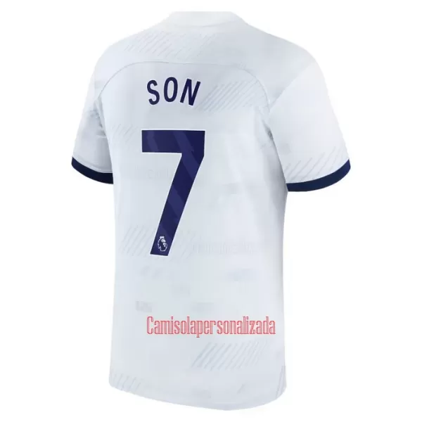 Camisolas Tottenham Hotspur Heung-min Son 7 Criança Equipamento Principal 23/24