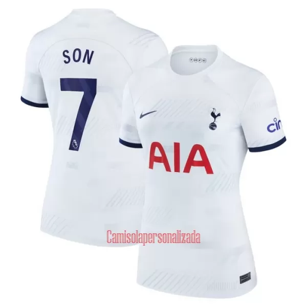 Camisolas Tottenham Hotspur Heung-min Son 7 Mulher Equipamento Principal 23/24