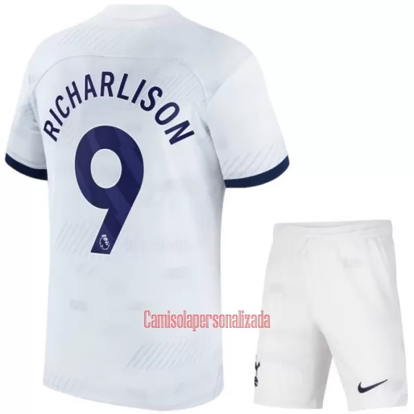 Camisolas Tottenham Hotspur Richarlison de Andrade 9 Criança Equipamento Principal 23/24