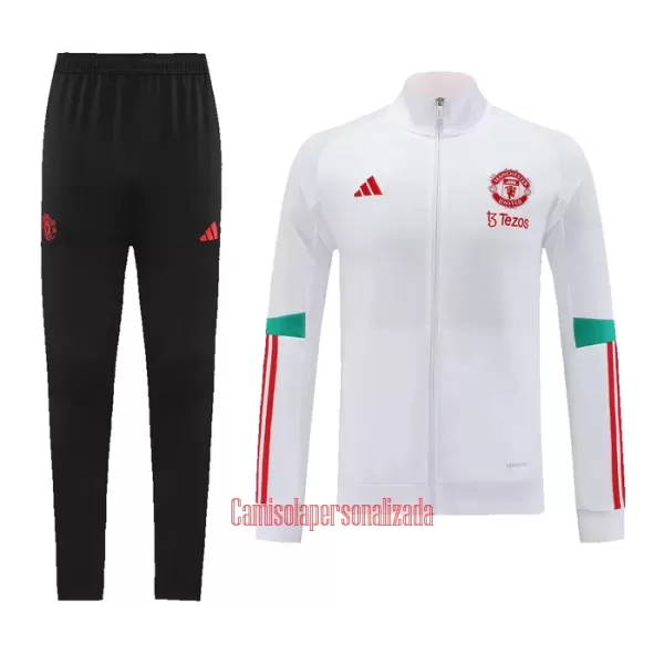 Manchester United Casaco de Treino Conjunto 23/24 Branco