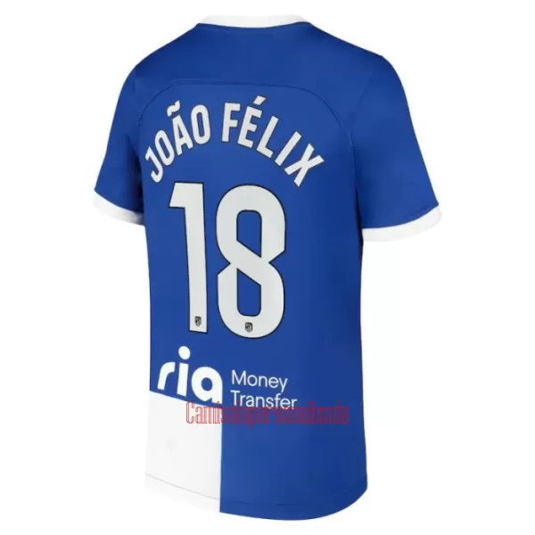 Camisolas Atlético Madrid João Félix 18 Criança Equipamento Alternativo 23/24