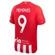 Camisolas Atlético Madrid Memphis 9 Criança Equipamento Principal 23/24