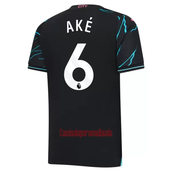 Camisolas Manchester City Ake 6 Equipamento Terceiro 23/24