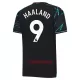 Camisolas Manchester City Erling Haaland 9 Equipamento Terceiro 23/24