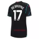 Camisolas Manchester City Kevin De Bruyne 17 Mulher Equipamento Terceiro 23/24