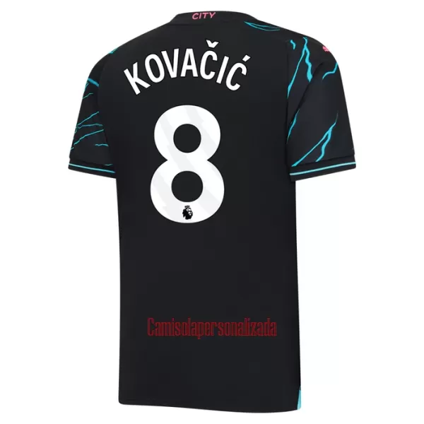 Camisolas Manchester City Mateo Kovacic 8 Criança Equipamento Terceiro 23/24