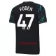 Camisolas Manchester City Phil Foden 47 Criança Equipamento Terceiro 23/24