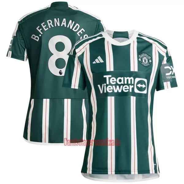 Camisolas Manchester United Bruno Fernandes 8 Equipamento Alternativo 23/24