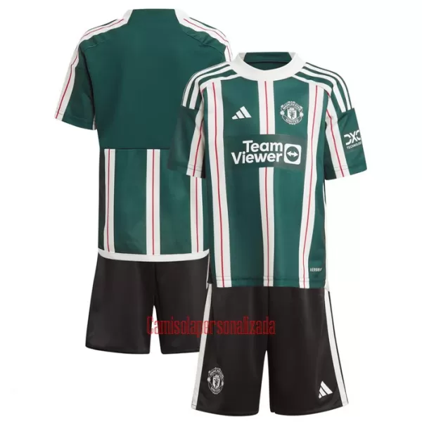 Camisolas Manchester United Criança Equipamento Alternativo 23/24