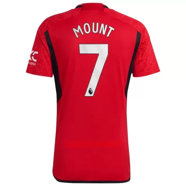 Camisolas Manchester United Mason Mount 7 Criança Equipamento Principal 23/24