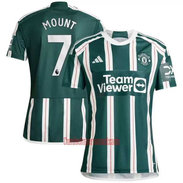 Camisolas Manchester United Mason Mount 7 Equipamento Alternativo 23/24