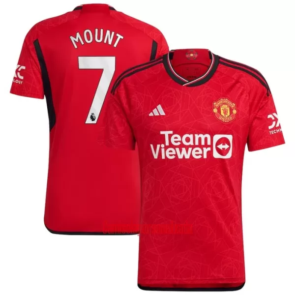 Camisolas Manchester United Mason Mount 7 Equipamento Principal 23/24