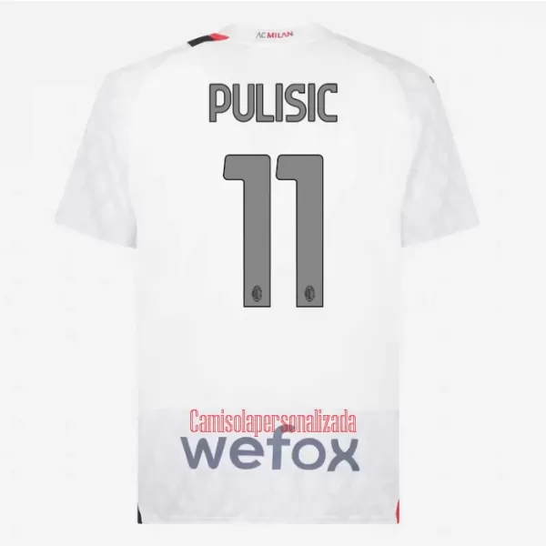 Camisolas AC Milan Christian Pulišić 11 Equipamento Alternativo 23/24