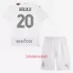 Camisolas AC Milan Kalulu 20 Criança Equipamento Alternativo 23/24