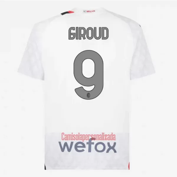 Camisolas AC Milan Olivier Giroud 9 Equipamento Alternativo 23/24