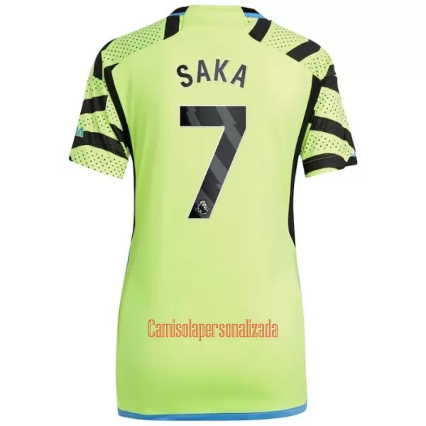 Camisolas Arsenal Bukayo Saka 7 Mulher Equipamento Alternativo 23/24