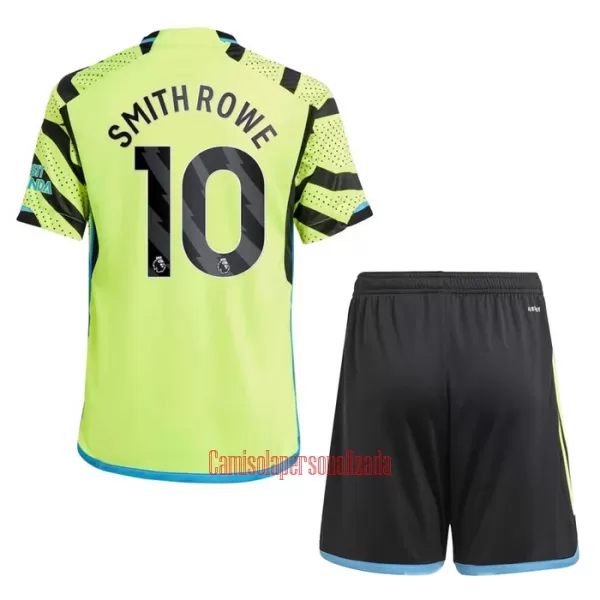 Camisolas Arsenal Smith Rowe 10 Criança Equipamento Alternativo 23/24