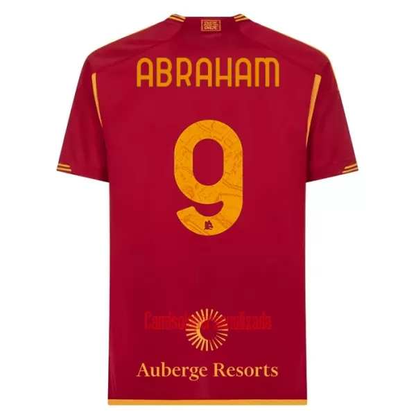 Camisolas AS Roma Abraham 9 Equipamento Principal 23/24