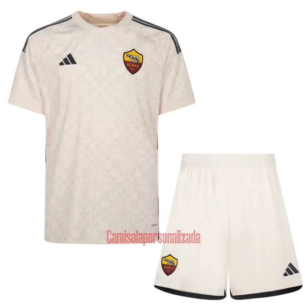 Camisolas AS Roma Criança Equipamento Alternativo 23/24