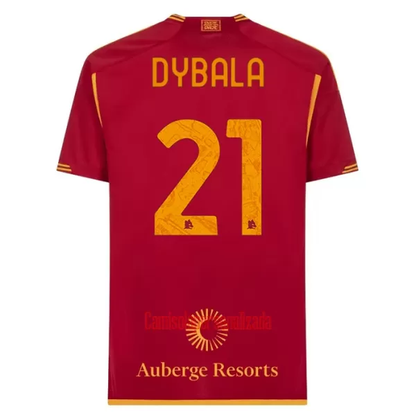 Camisolas AS Roma Paulo Dybala 21 Criança Equipamento Principal 23/24