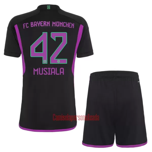 Camisolas FC Bayern de Munique Jamal Musiala 42 Criança Equipamento Alternativo 23/24