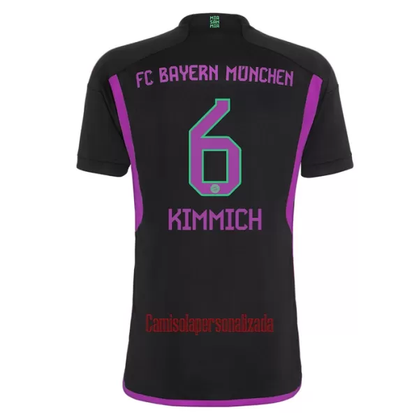 Camisolas FC Bayern de Munique Joshua Kimmich 6 Criança Equipamento Alternativo 23/24