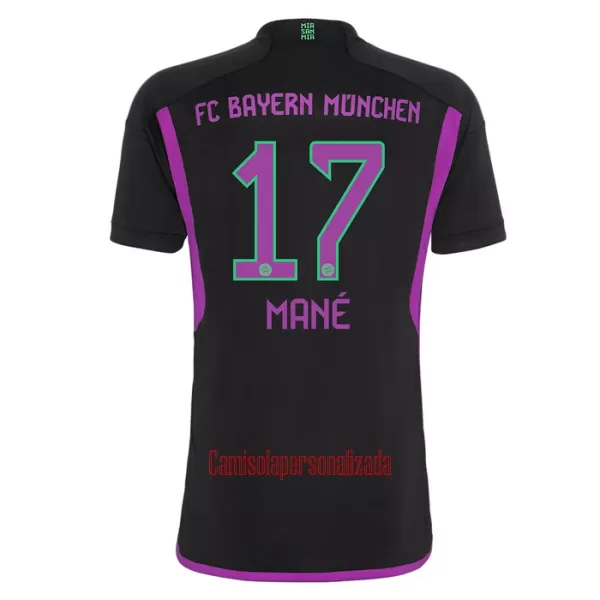 Camisolas FC Bayern de Munique Sadio Mané 17 Criança Equipamento Alternativo 23/24