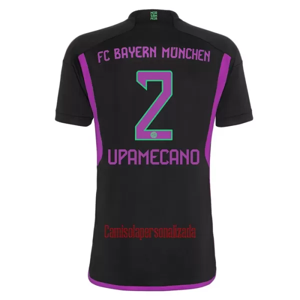 Camisolas FC Bayern de Munique Upamecano 2 Criança Equipamento Alternativo 23/24