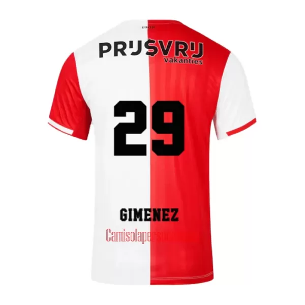 Camisolas Feyenoord Rotterdam Santiago Gimenez 29 Equipamento Principal 23/24