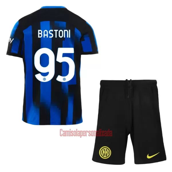 Camisolas Inter Milan Bastoni 95 Criança Equipamento Principal 23/24