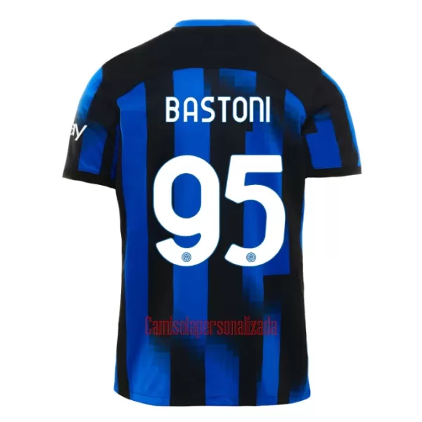 Camisolas Inter Milan Bastoni 95 Criança Equipamento Principal 23/24