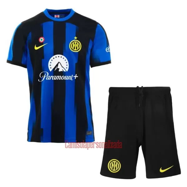 Camisolas Inter Milan Criança Equipamento Principal 23/24