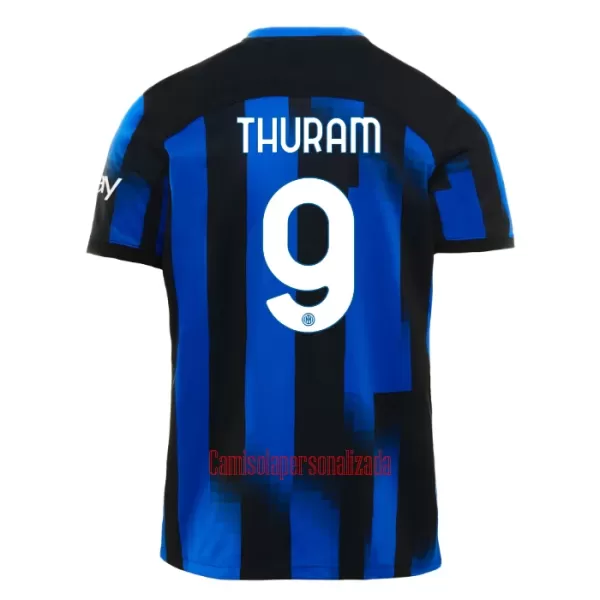 Camisolas Inter Milan Thuram 9 Equipamento Principal 23/24