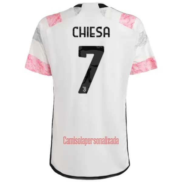 Camisolas Juventus Federico Chiesa 7 Criança Equipamento Alternativo 23/24