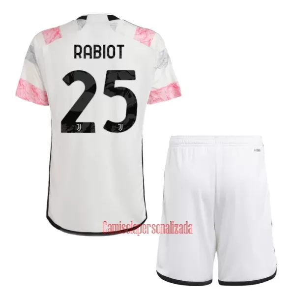 Camisolas Juventus Rabiot 25 Criança Equipamento Alternativo 23/24