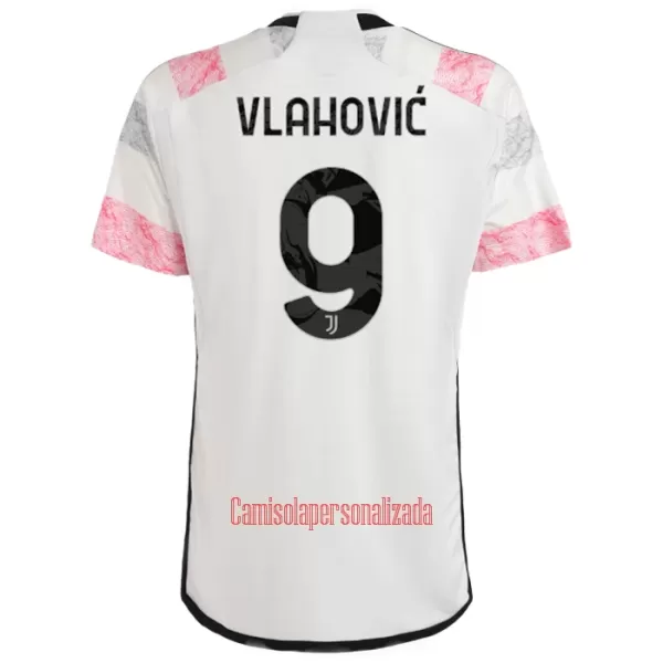 Camisolas Juventus Vlahovic 9 Criança Equipamento Alternativo 23/24