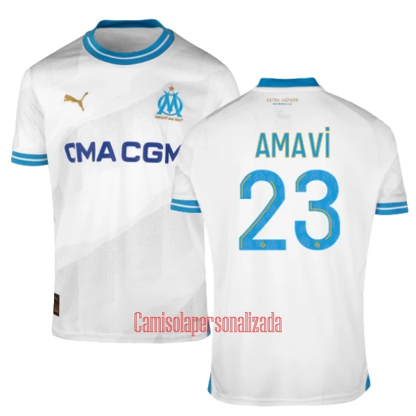 Camisolas Olympique Marseille Amavi 23 Equipamento Principal 23/24