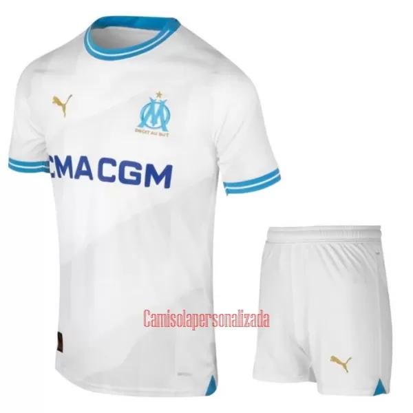 Camisolas Olympique Marseille Criança Equipamento Principal 23/24