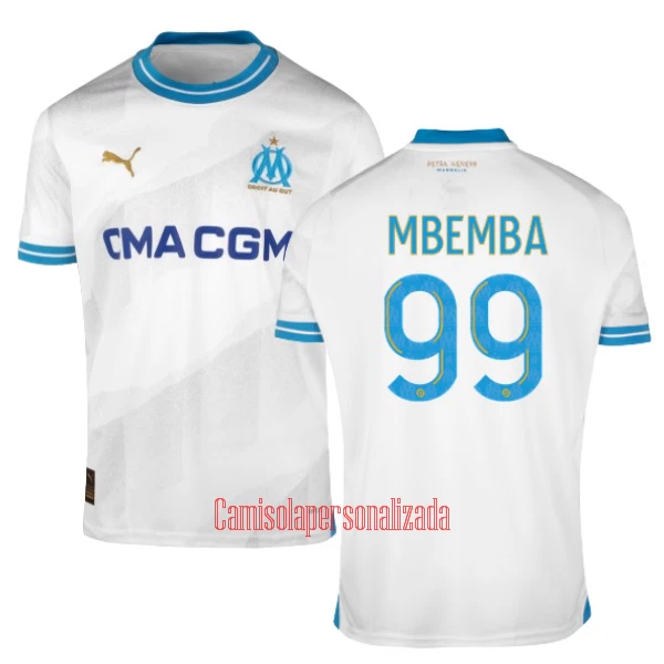 Camisolas Olympique Marseille MBEMBA 99 Equipamento Principal 23/24