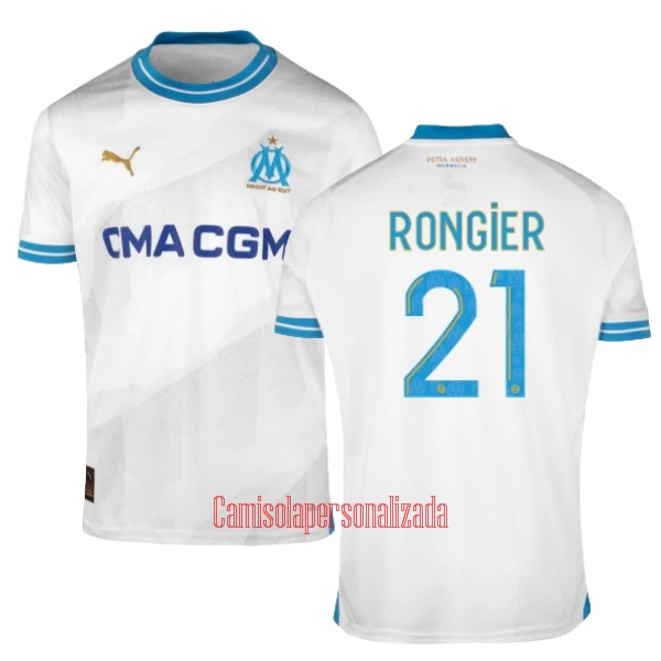 Camisolas Olympique Marseille RONGIER 21 Equipamento Principal 23/24