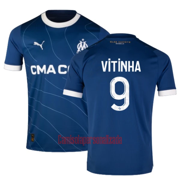 Camisolas Olympique Marseille VITINHA 9 Equipamento Alternativo 23/24