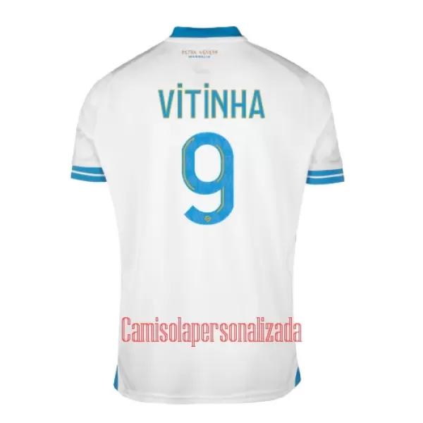 Camisolas Olympique Marseille VITINHA 9 Equipamento Principal 23/24