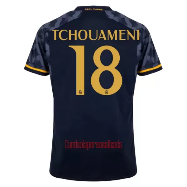 Camisolas Real Madrid Aurélien Tchouaméni 18 Equipamento Alternativo 23/24