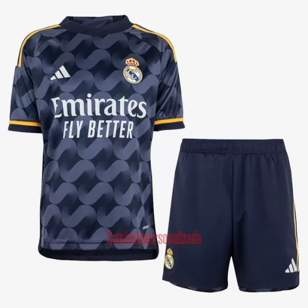 Camisolas Real Madrid Criança Equipamento Alternativo 23/24