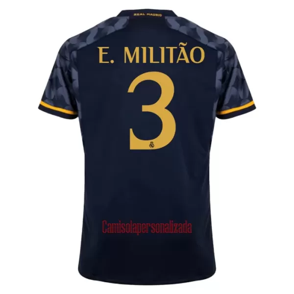 Camisolas Real Madrid Éder Militão 3 Equipamento Alternativo 23/24