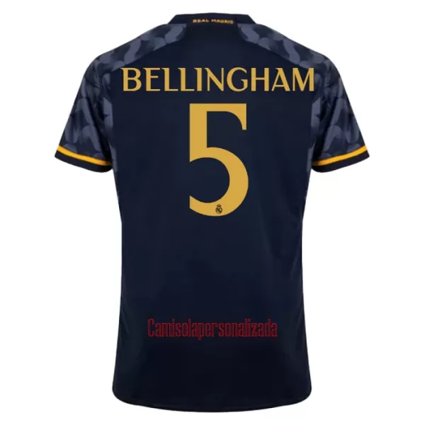 Camisolas Real Madrid Jude Bellingham 5 Equipamento Alternativo 23/24